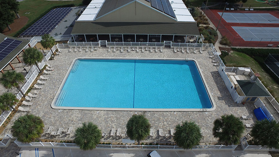 Florida retirement community On Top of the World Ocala, FL resort pools