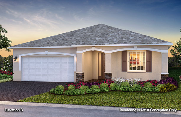 Discover Our Floor Plans in Ocala, FL - On Top of the World Floor plans Classic Series Sunflower B retirement