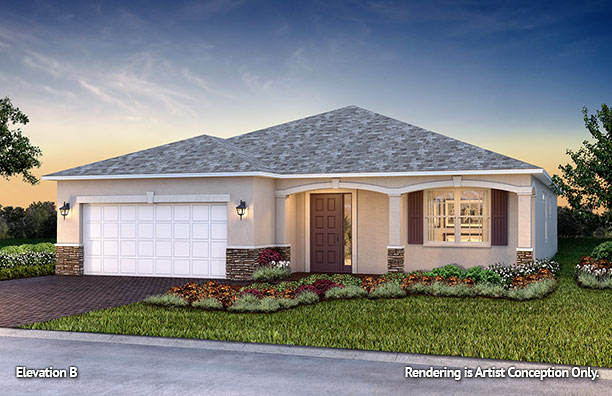Discover Our Floor Plans in Ocala, FL - On Top of the World Floor plans Classic Series Wisteria B retirement