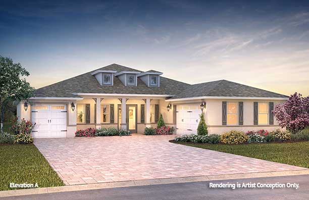 New Homes For Sales in Ocala, FL. On Top of the World Communities Ocala FL Floor plans Estate Series A Aberdeen