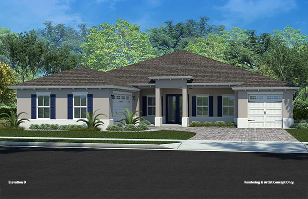 Spacious Floor Plans at On Top of the World Communities in Ocala FL Aberdeen E in Longleaf Ridge