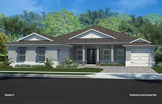 Spacious Floor Plans at On Top of the World Communities in Ocala FL Aberdeen D in Longleaf Ridge