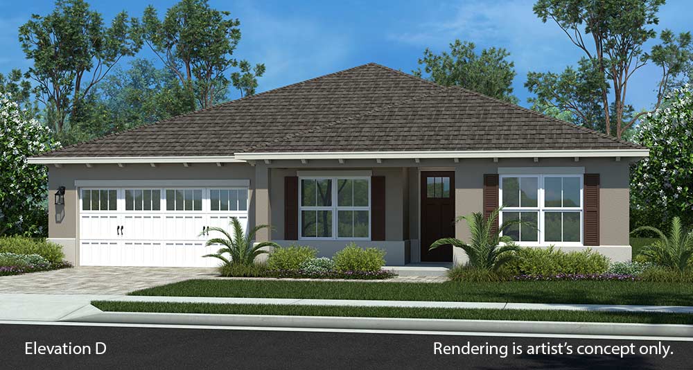 Spacious Floor Plans at On Top of the World Communities in Ocala FL Ariana D in Longleaf Ridge