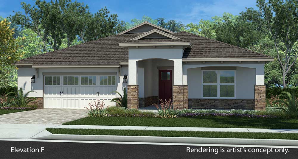 Spacious Floor Plans at On Top of the World Communities in Ocala FL Beaumont F in Longleaf Ridge