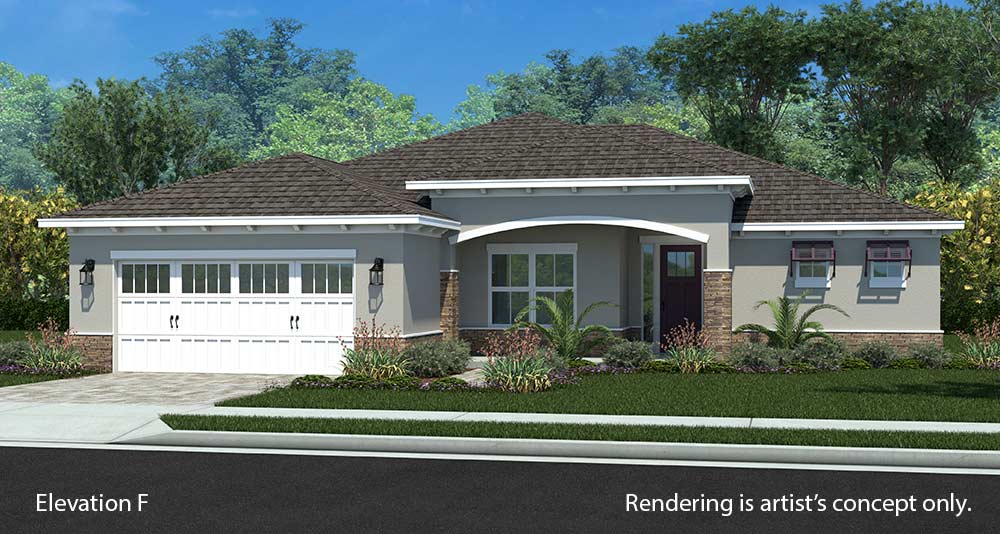 Discover Our Floor Plans in Ocala, FL - On Top of the World Livingston F in Longleaf Ridge