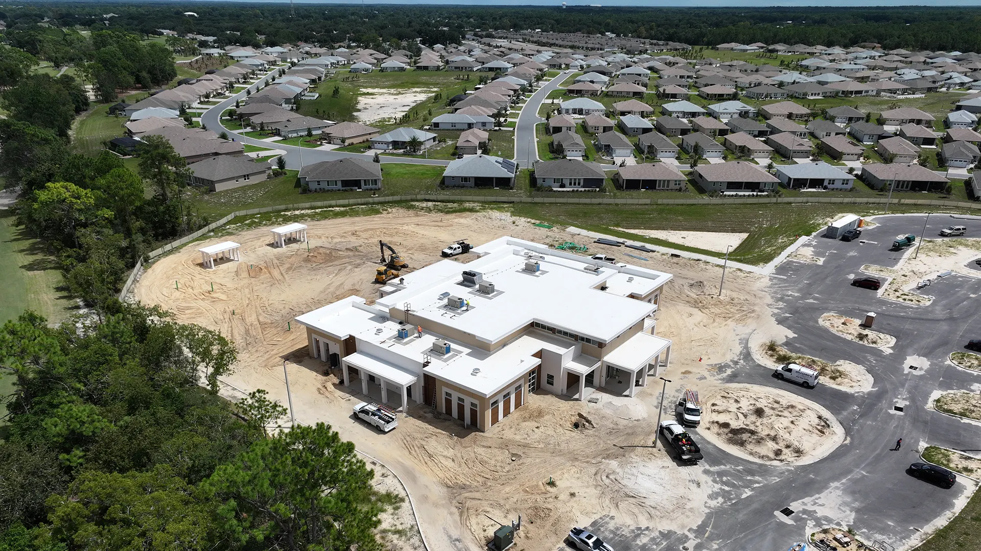 Site progress on The Summit On Top of the World newest amenities opening in 2025.