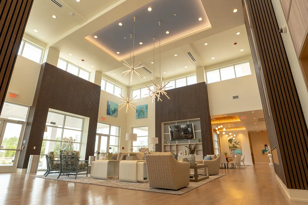 interior view of the summit