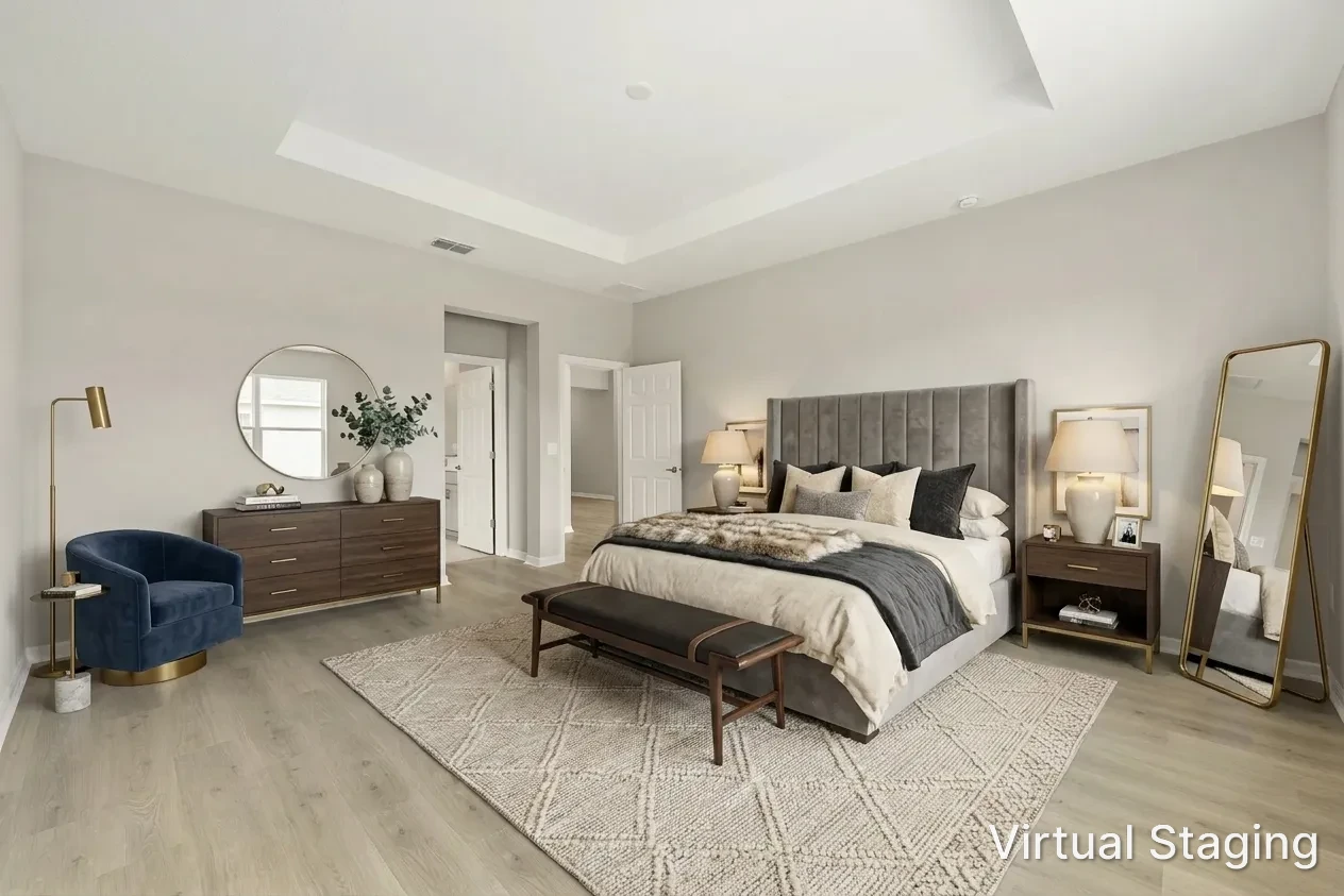 MIR_10355-SW-105th- Terrace-Ocala-lot-145-bedroom new construction large open floor plan home for sale in Ocala FL in amazing community to retire, large living room and kitchen with white cabinets and lots of space